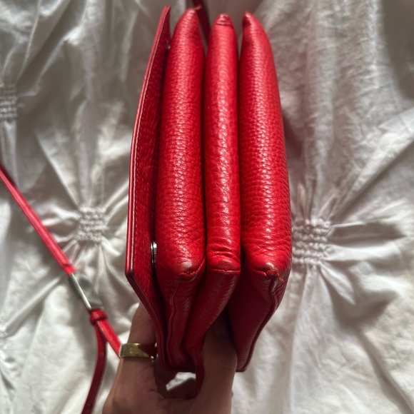 Aritzia Auxiliary red orange leather purse - Picture 11 of 15